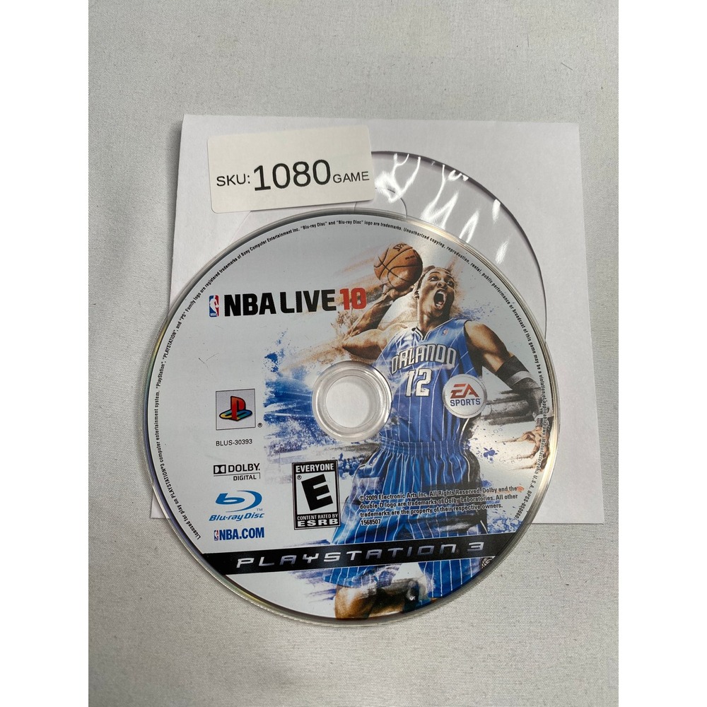 NBA Live 10 Sony PlayStation 3